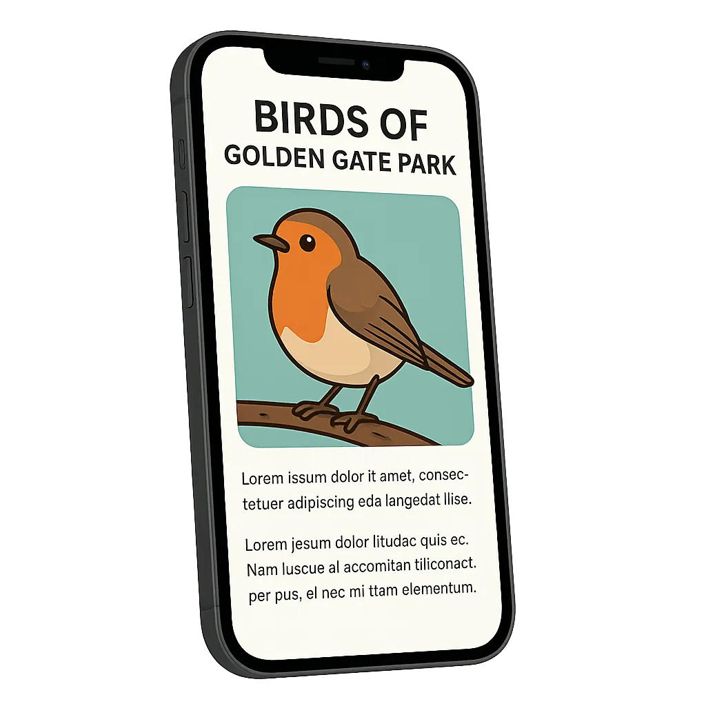 Decorative bird illustration
